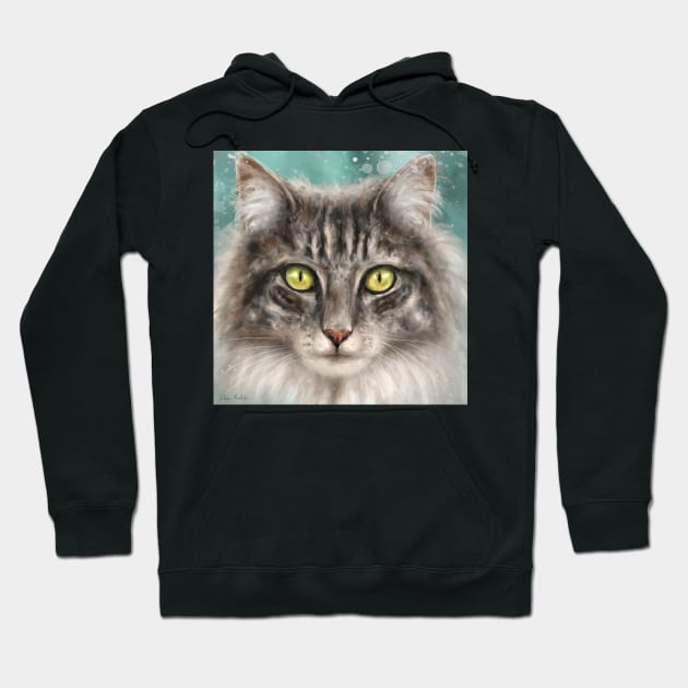 Fluffy outlet cat hoodie